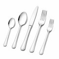 Besteckset 5-teilig aus Edelstahl in Silber klassisches Tafeldesign