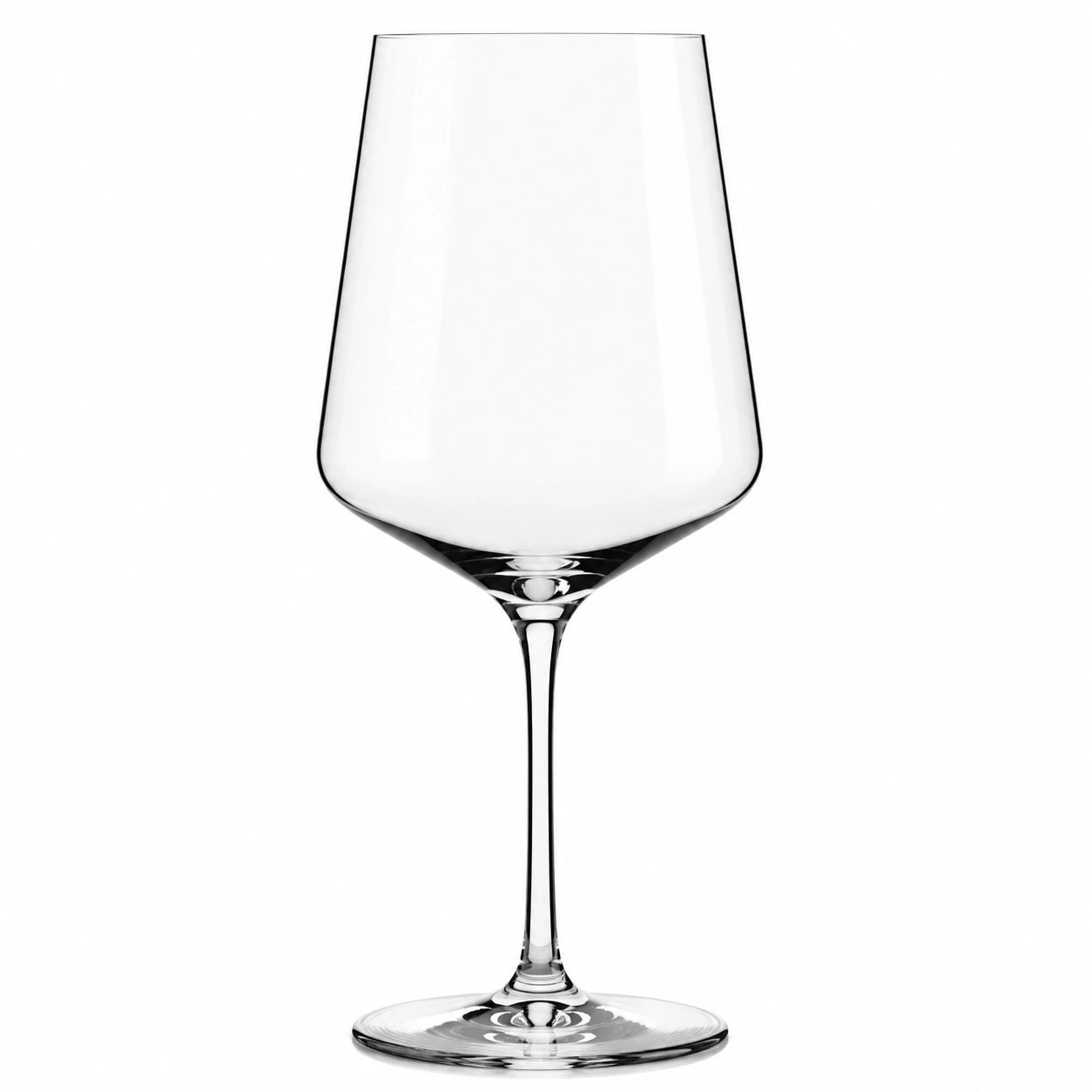 Weinglas 500 ml transparentes Glas mit langem Stiel für Rotwein
